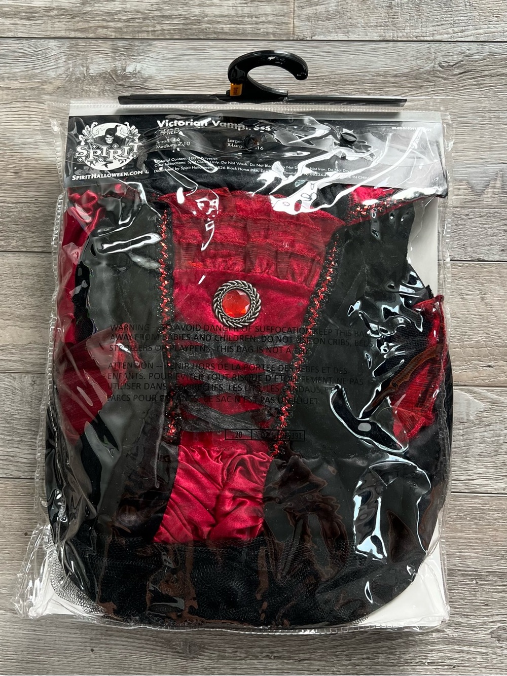 Spirit Halloween Victorian Vampiress Child Costume Size Small 4-6 - Picture 15 of 15